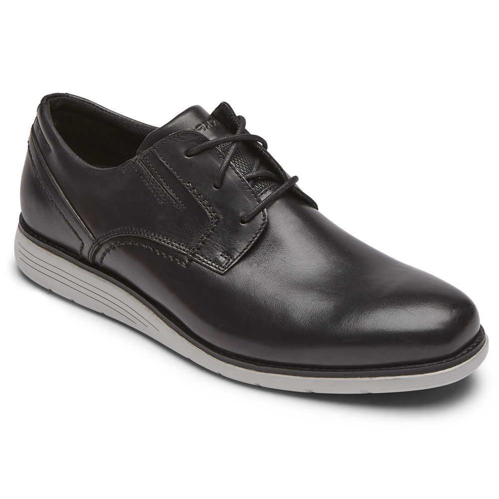 Rockport Singapore Mens Dress Shoes - Total Motion Sport Plain Toe Black - TU9138506